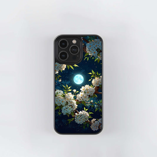 Moonlit Blossoms Glass Case