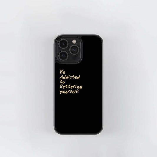 Self-Improvement Addiction Glass Case