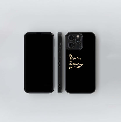 Self-Improvement Addiction Glass Case