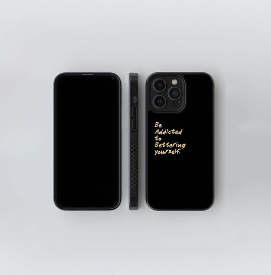 Self-Improvement Addiction Glass Case