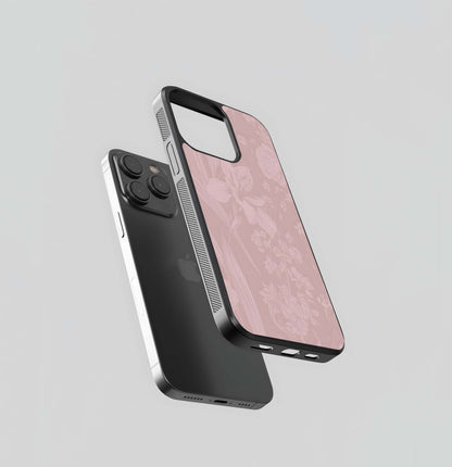 Blush Botanical Whisper Glass Case