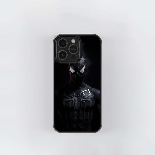 Black Symbiote Spider-Man Suit Glass Case
