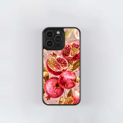 Golden Bloom Glow Glass Case