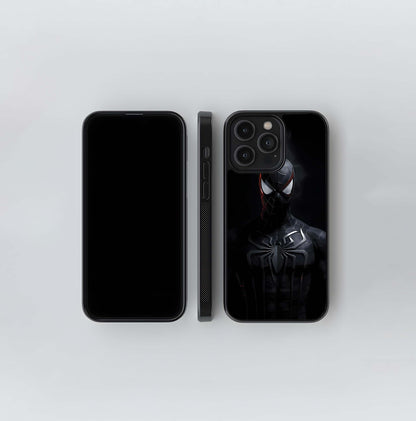 Black Symbiote Spider-Man Suit Glass Case