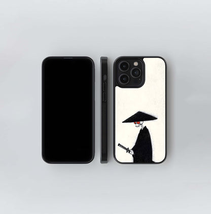 Skeleton Samurai Glass Case