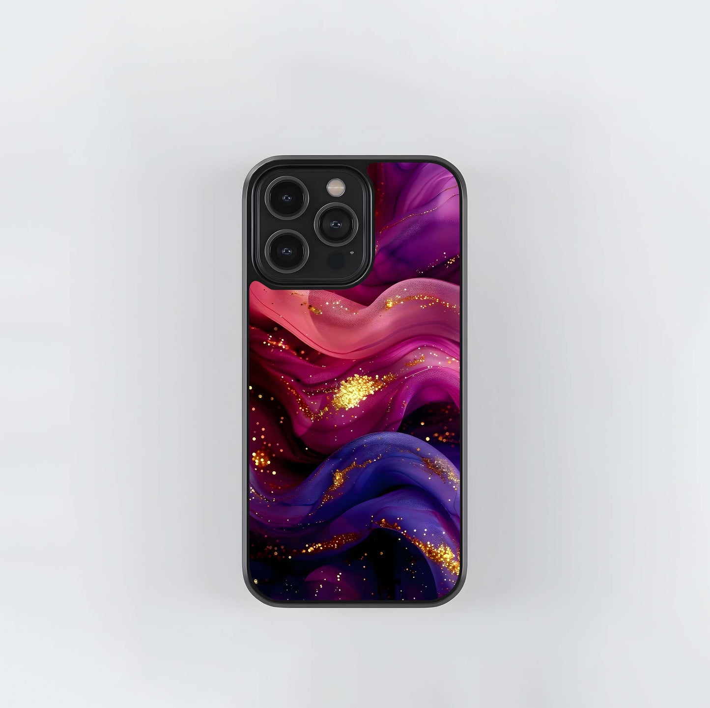 Glittering Silk Ribbons Glass Case