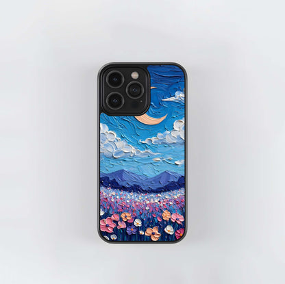 Blush Lavender Scenery Glass Case