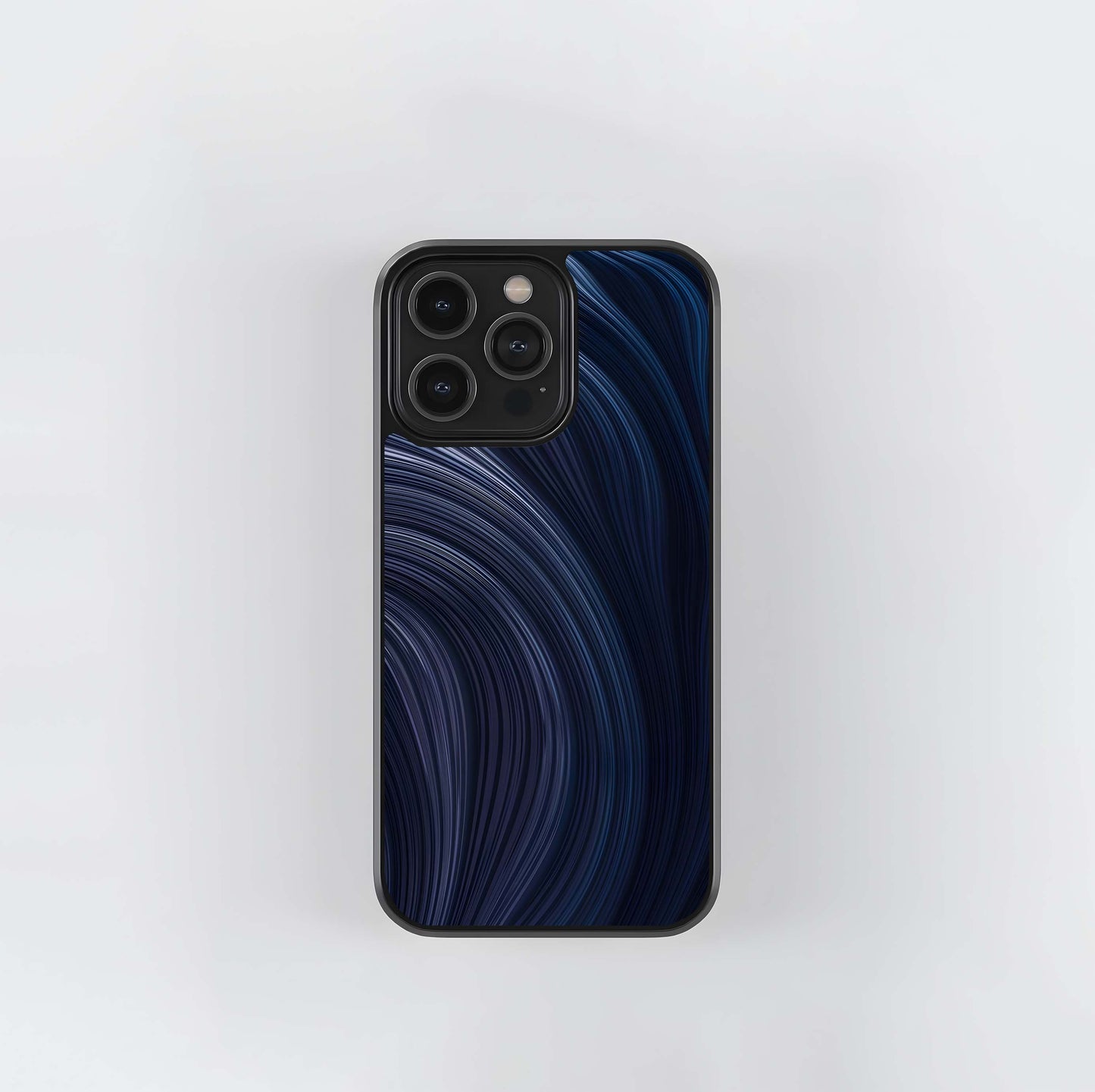 Midnight Flowing Strands Glass Case