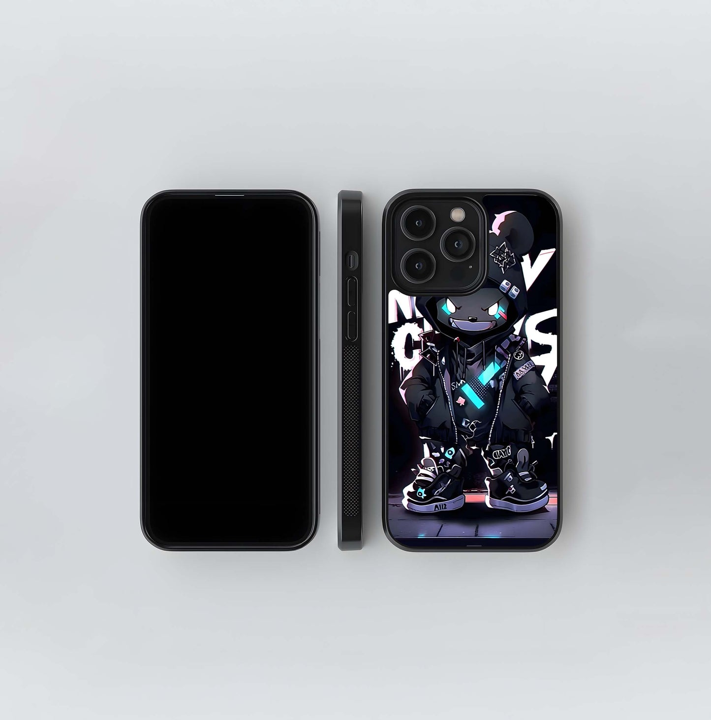 Gritty Streetwear Bear Glass Case