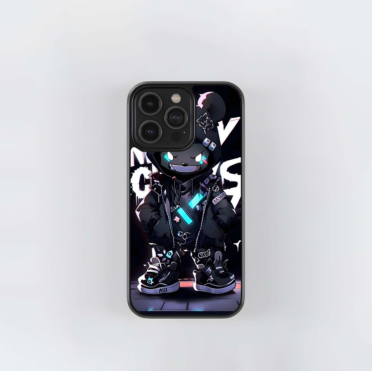 Gritty Streetwear Bear Glass Case