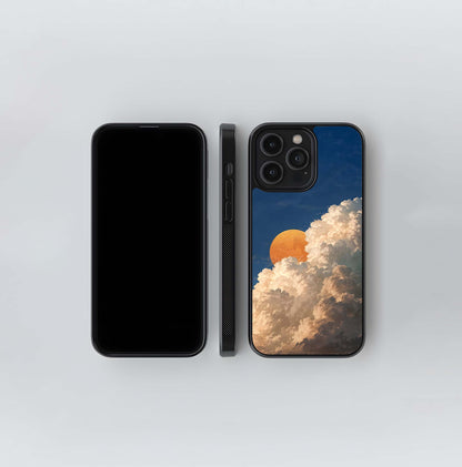 Golden Cloud Rise Glass Case