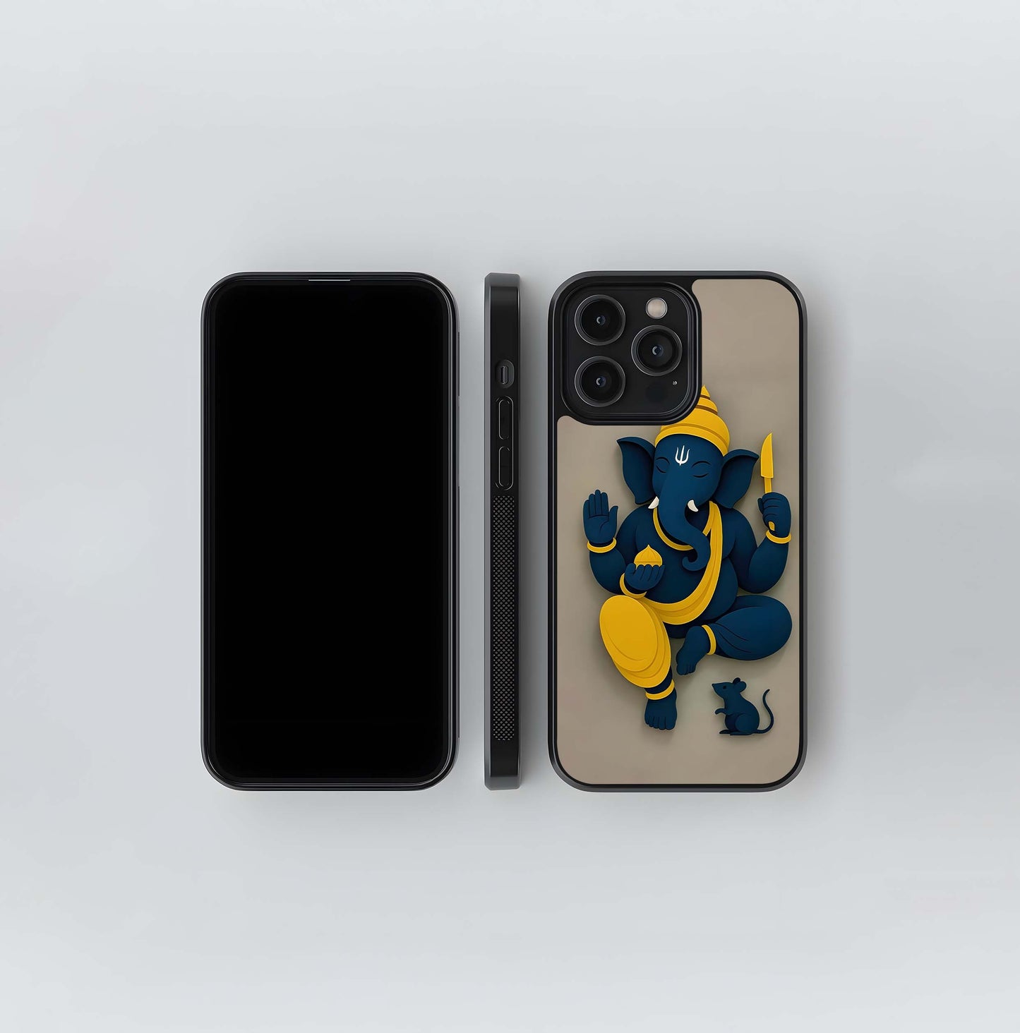 Papercraft Ganesha Glass Case