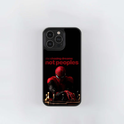 Spider-Man Chess Die Chasing Dreams Glass Case