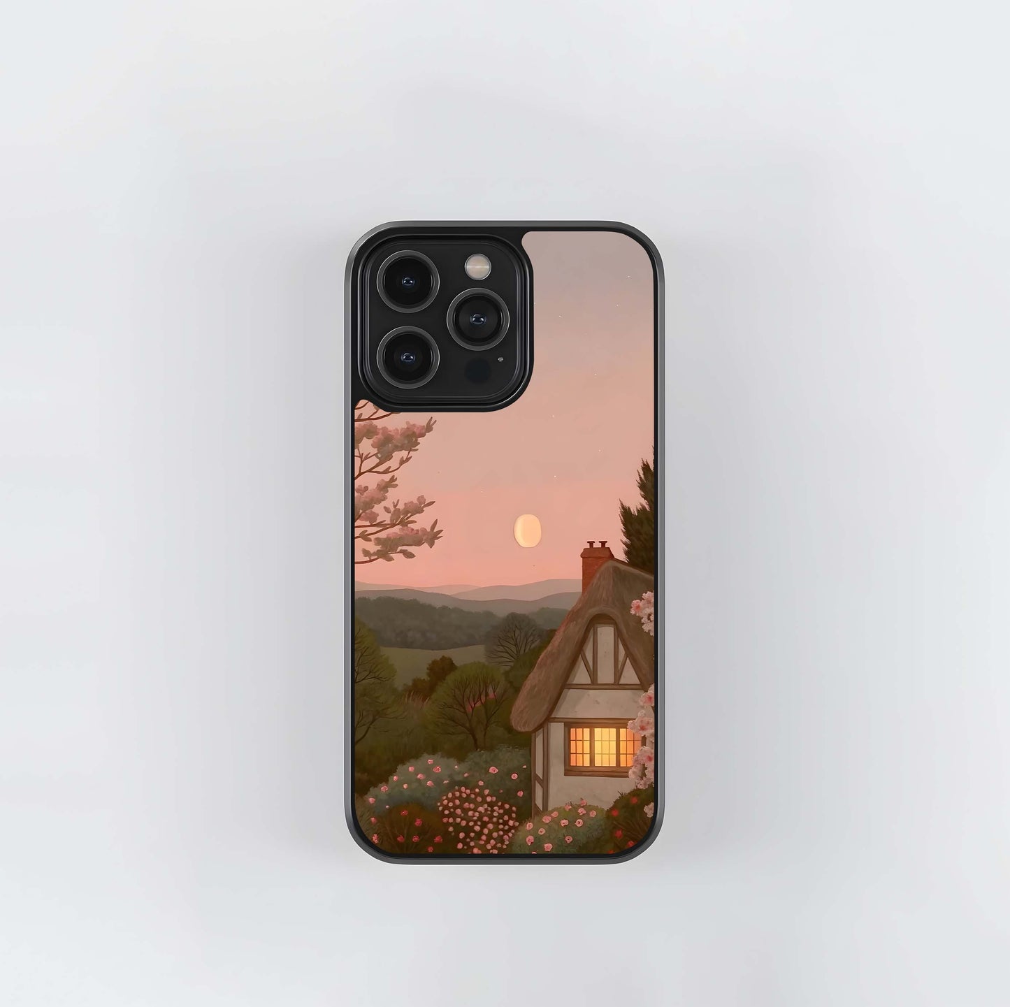 Blush Moon Cottage Glass Case