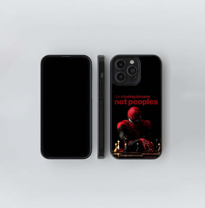 Spider-Man Chess Die Chasing Dreams Glass Case