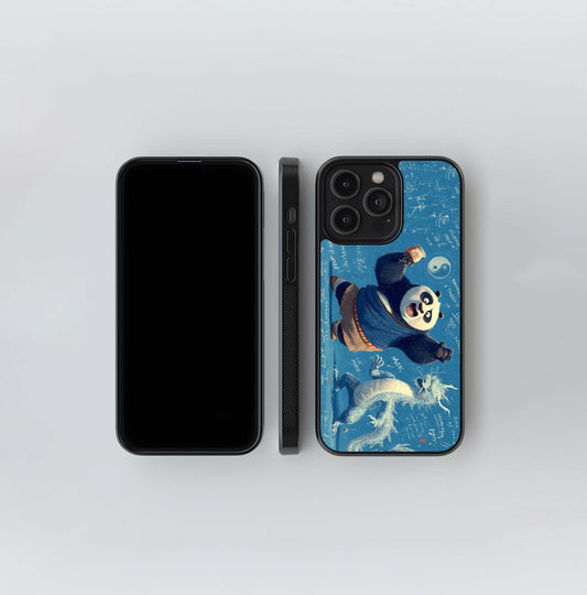 Po's Training Scroll Glass Case