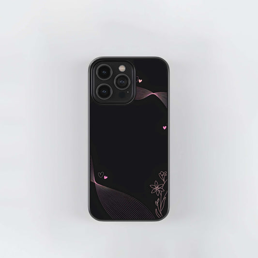 Blush Ribbon Romance Glass Case