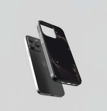 Blush Ribbon Romance Glass Case