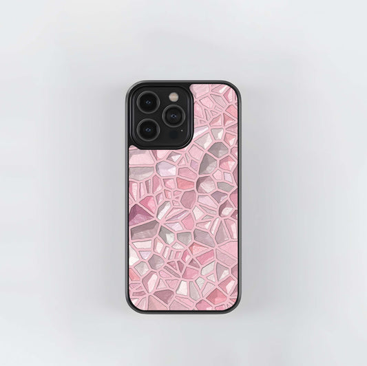 Blush Stone Glow Glass Case