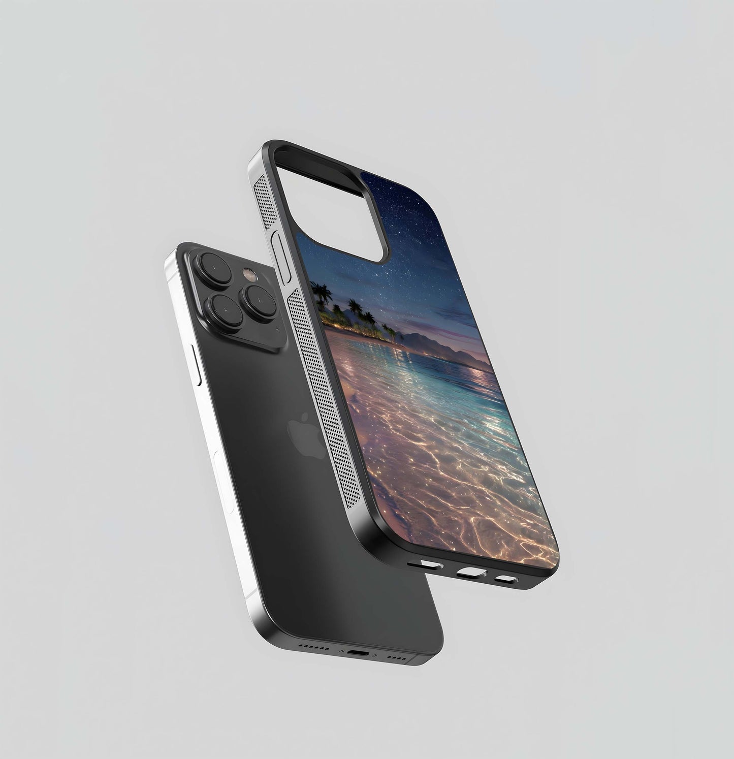 Starry Night Beach Glass Case