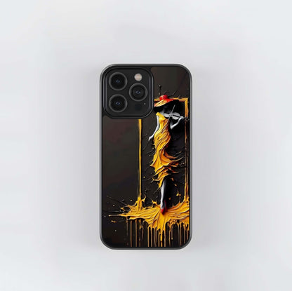 Golden Melody Framed Glass Case