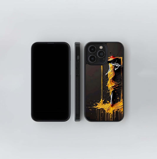 Golden Melody Framed Glass Case