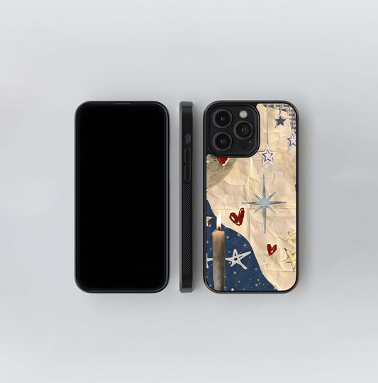 Aesthetic Glocy Newspaper Glass Case