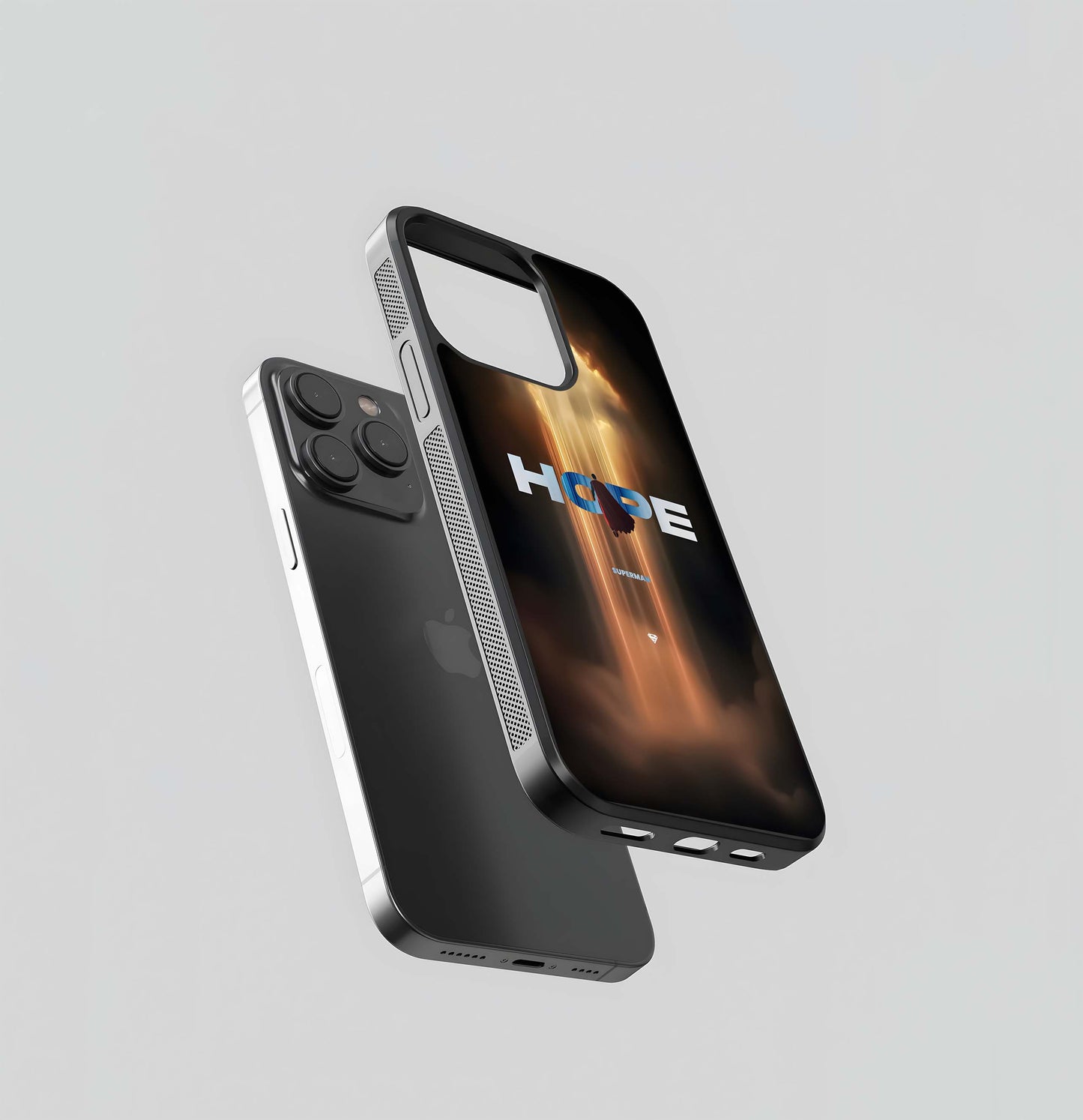 Superman HOPE Poster Glass Case