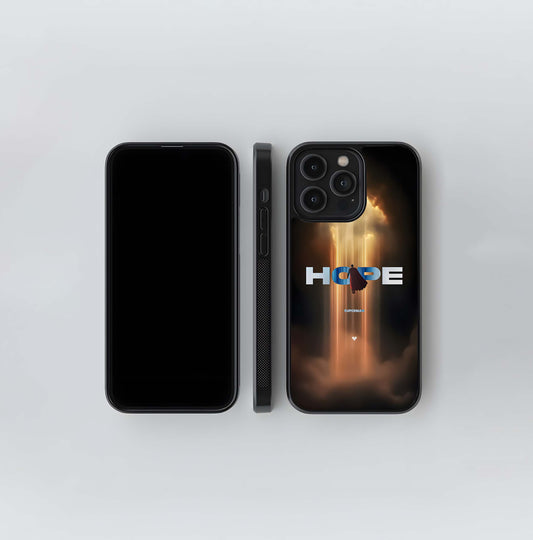 Superman HOPE Poster Glass Case