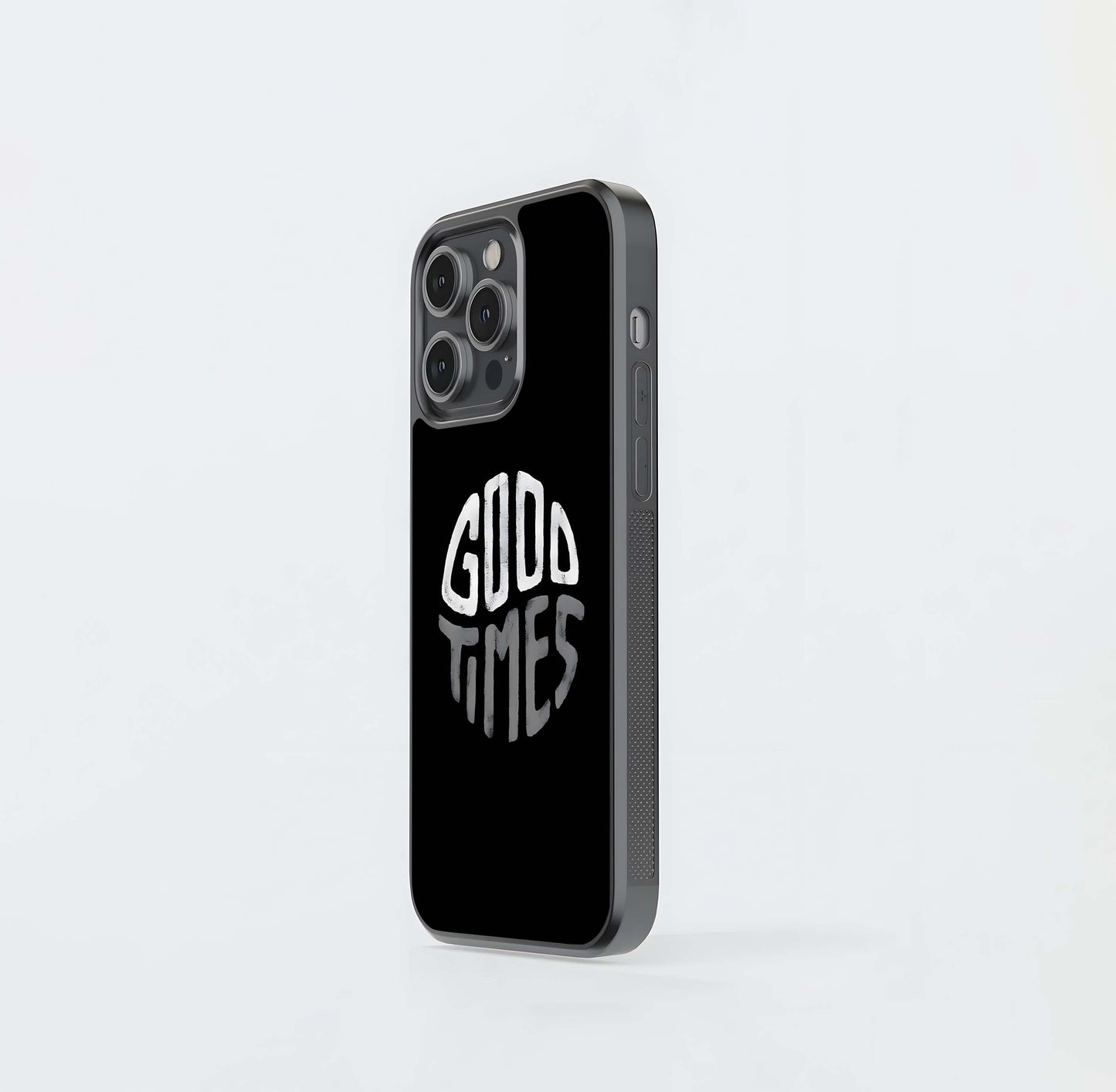 Good Times Typography Glass Case