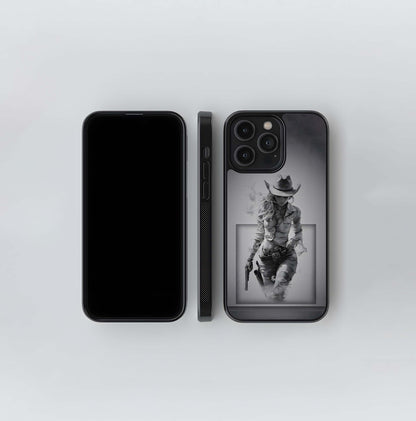 Grayscale Grit Glass Case