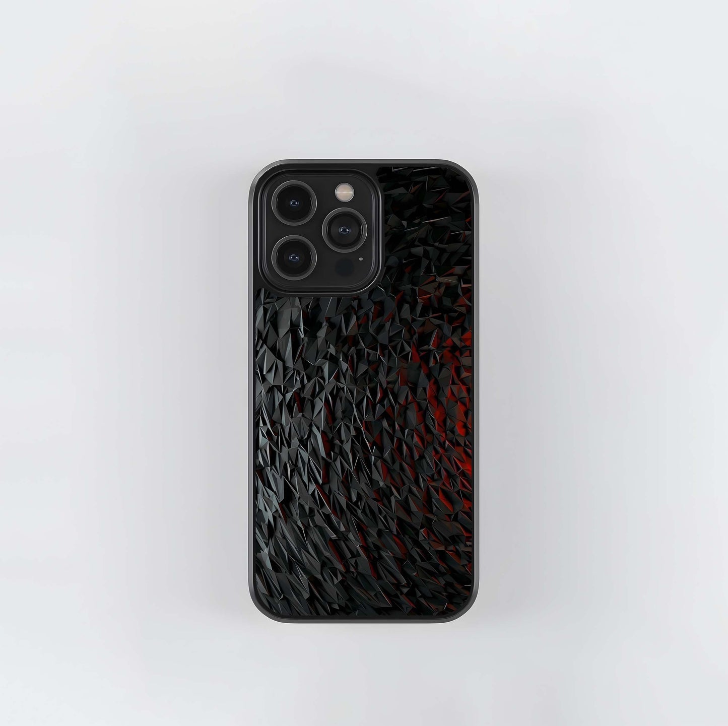 Mustang in Scarlet Forest Glass Case