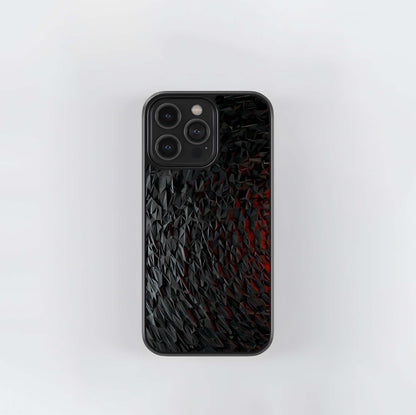 Mustang in Scarlet Forest Glass Case