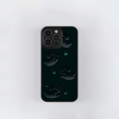 Cuddle Bears in the Dark Glass Case