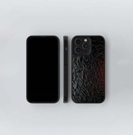 Mustang in Scarlet Forest Glass Case