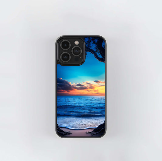 Grotto View Sunset Glass Case