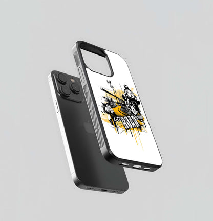 Grungy Race Graphic Glass Case