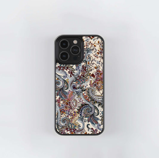 Boho Bloom Swirl Glass Case