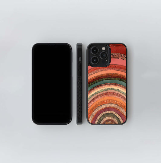 Boho Rainbow Glass Case