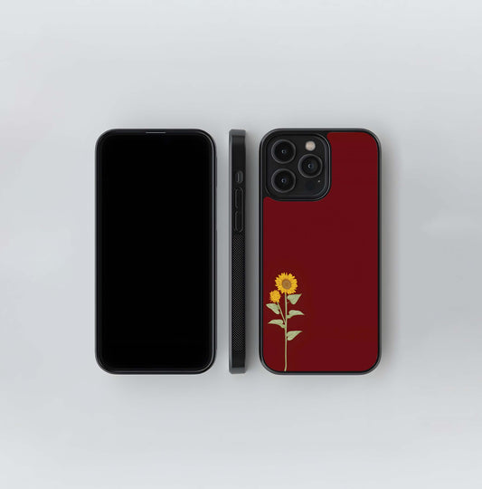 Bold Beauty Flower Glass Case