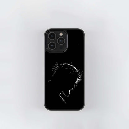 Outline of Christ Glass Case