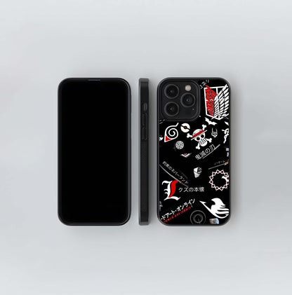 Anime & Manga Montage Glass Case
