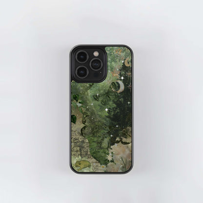 Aesthetic Green Mirage Glass Case