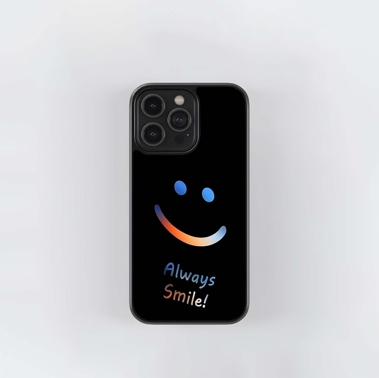 Always smile aesthetic Glass Case