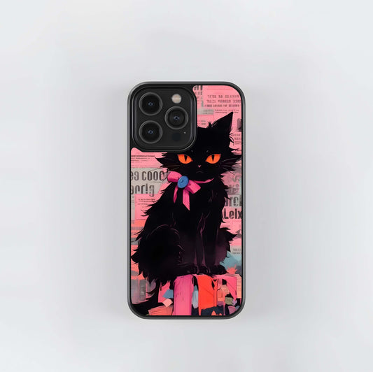 Bold Cat Chaos Glass Case