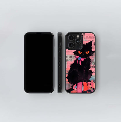 Bold Cat Chaos Glass Case