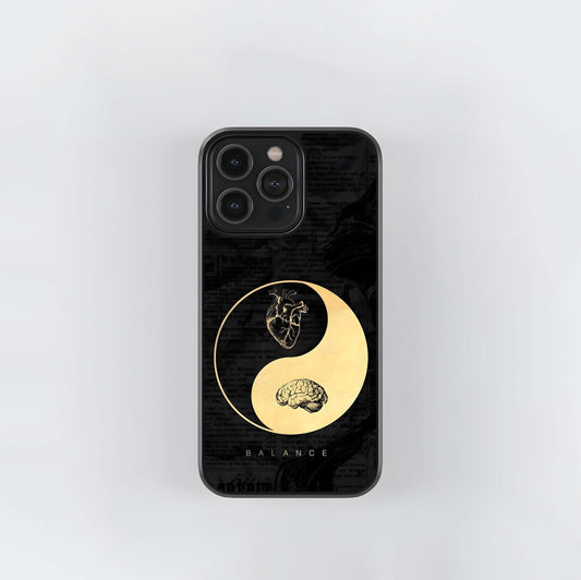 Heart and Mind Balance Glass Case