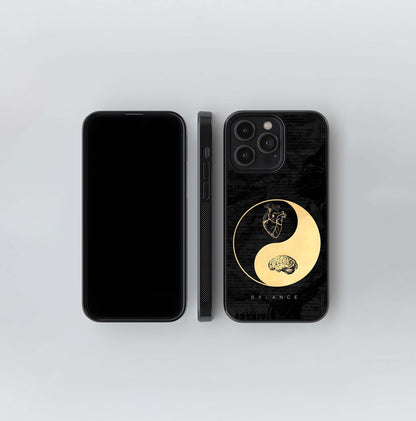 Heart and Mind Balance Glass Case