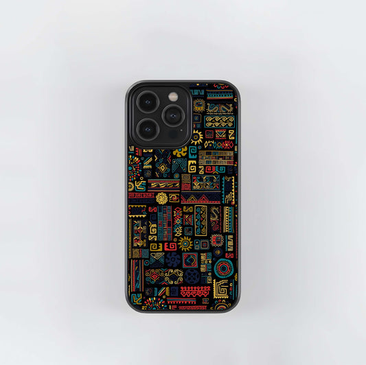 Bold Tribal Code Glass Case