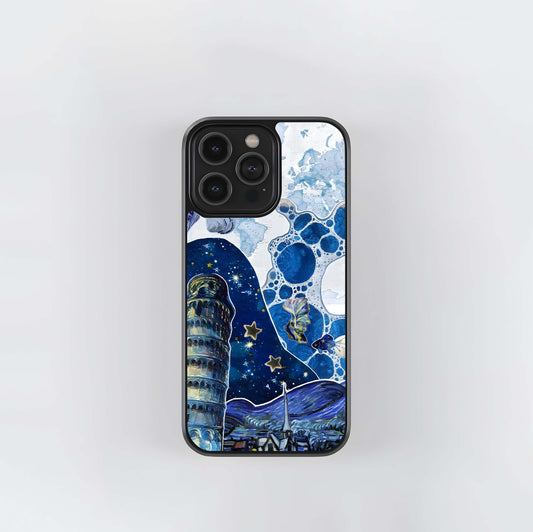 Cosmic Ocean Drift Glass Case